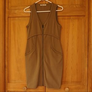 T by Alexander Wang tan dress